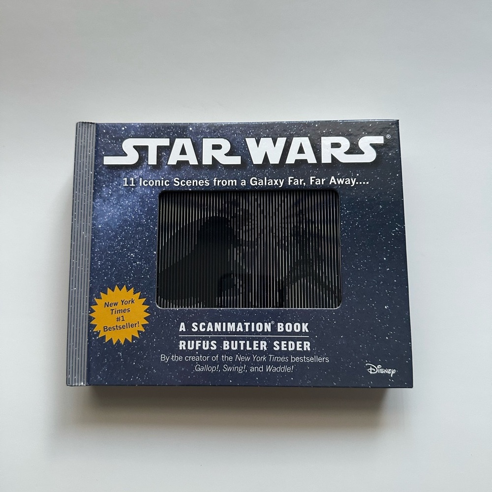 Disney Star Wars Scanimation Book with Black and White Cover